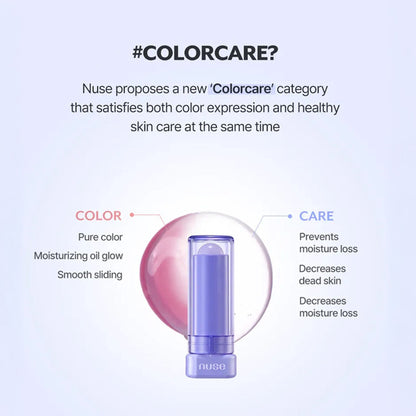 NUSE Color Care Lip balm - French Nude - Distacart