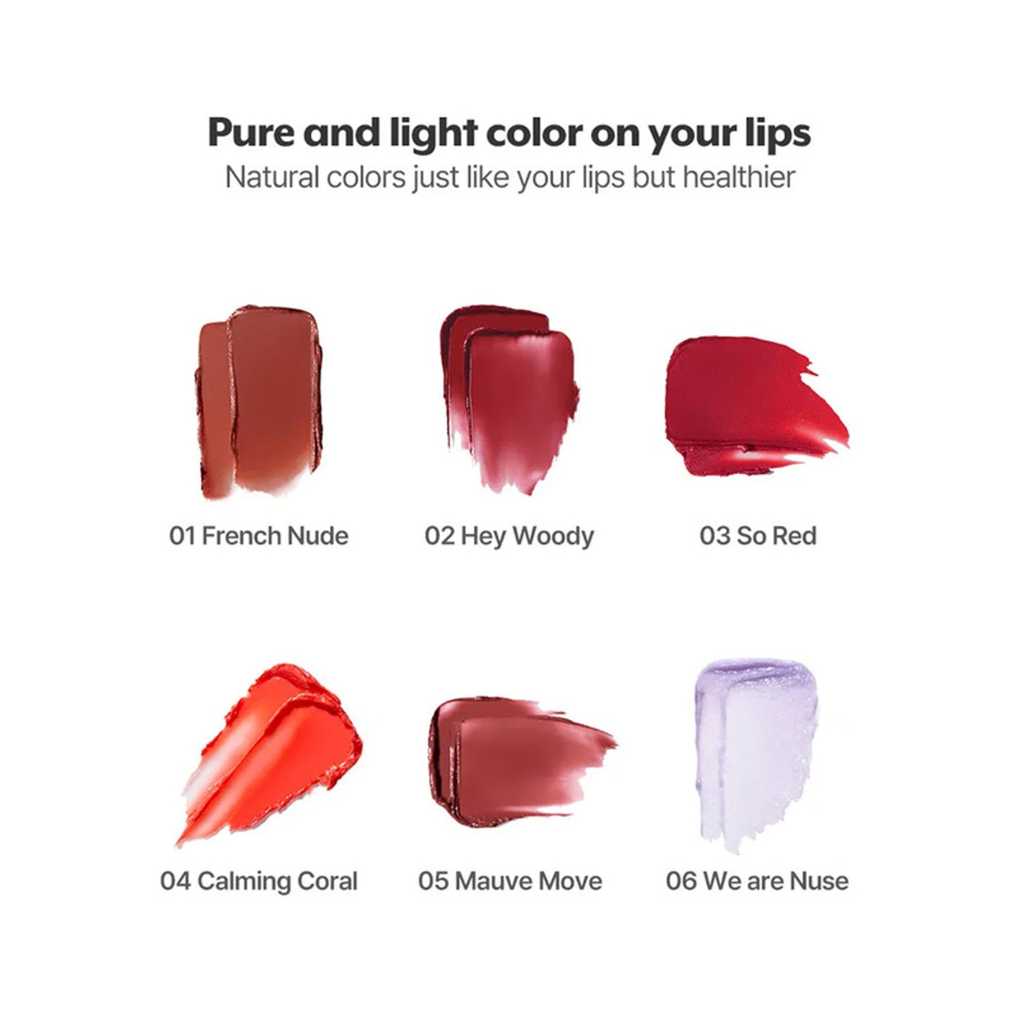 NUSE Color Care Lip balm - Mauve Move - Distacart