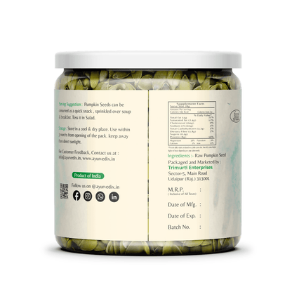 Ayurvedix Nutrient-Rich Pumpkin Seeds - Distacart