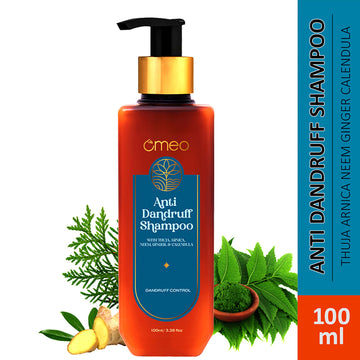Omeo Anti Dandruff Shampoo With Green Natural Anti Dandruff Agent - Propanediol Caprylate - 100ml