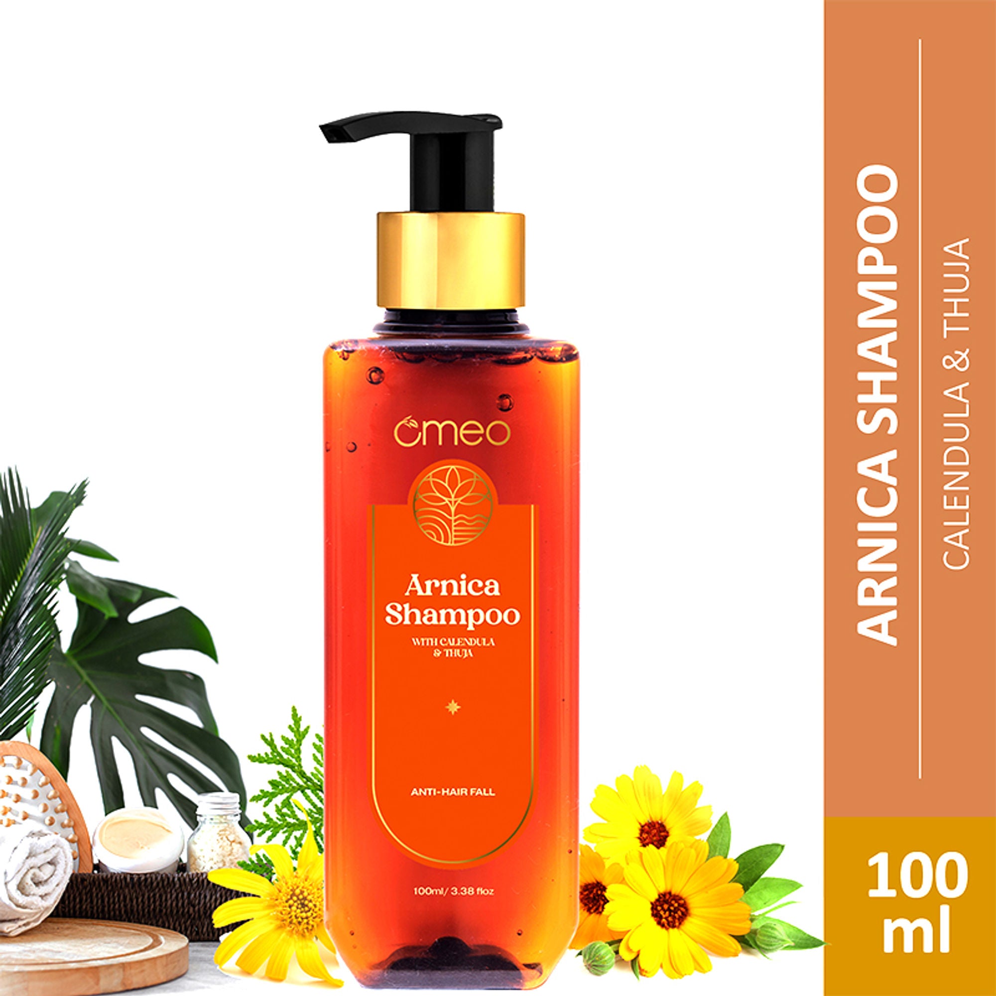 Omeo Arnica Shampoo With Arnica Extracts - Anti Hairfall, Prevents Hair Fall & Promotes Hair Growth - 100ml