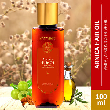 Omeo Arnica Hair Oil With Amla & Almond Oil Extract - Anti Hairfall, Prevents Hair Fall & Promotes Hair Growth - 100ml