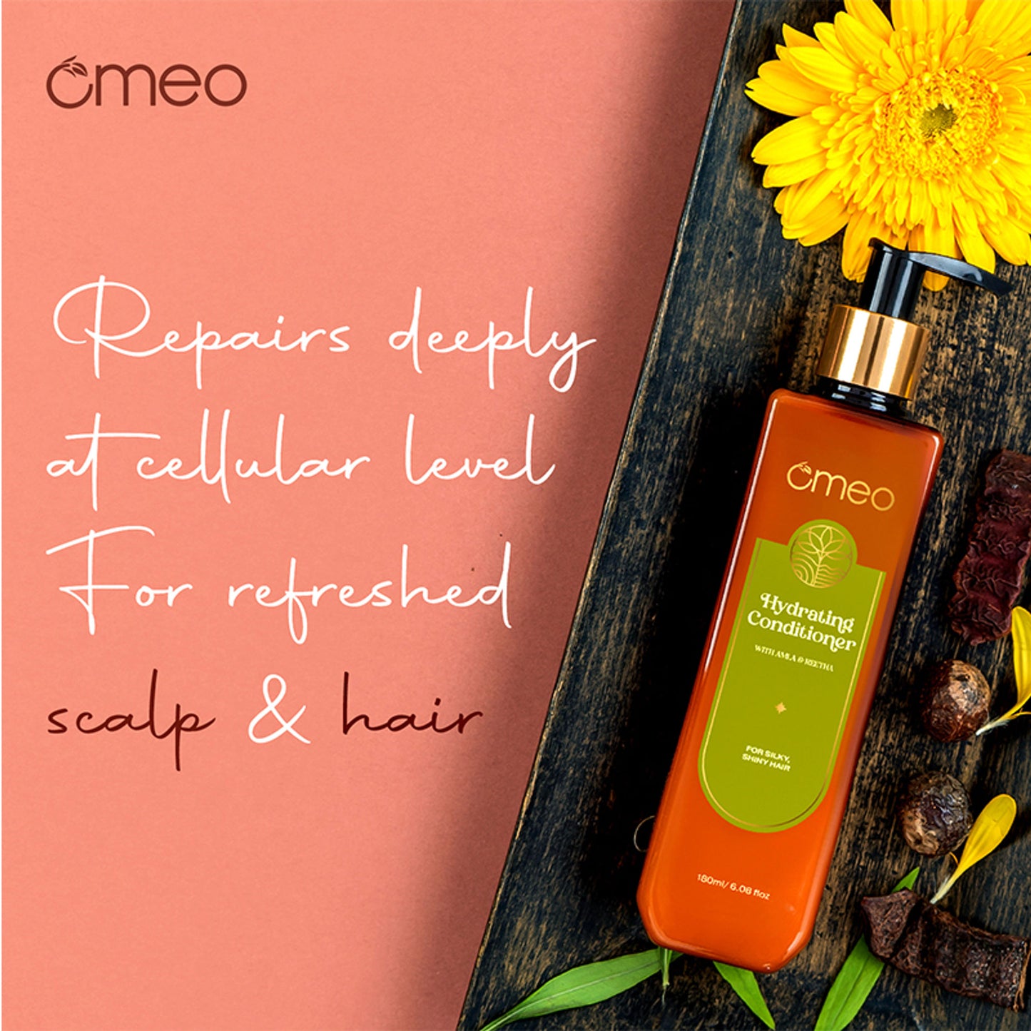 Omeo Hydrating Conditioner with Amla & Reetha - Dista