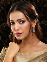 Thumbnail for Ruby Raang Gold Polished Kundan Work Multi-Color Loops