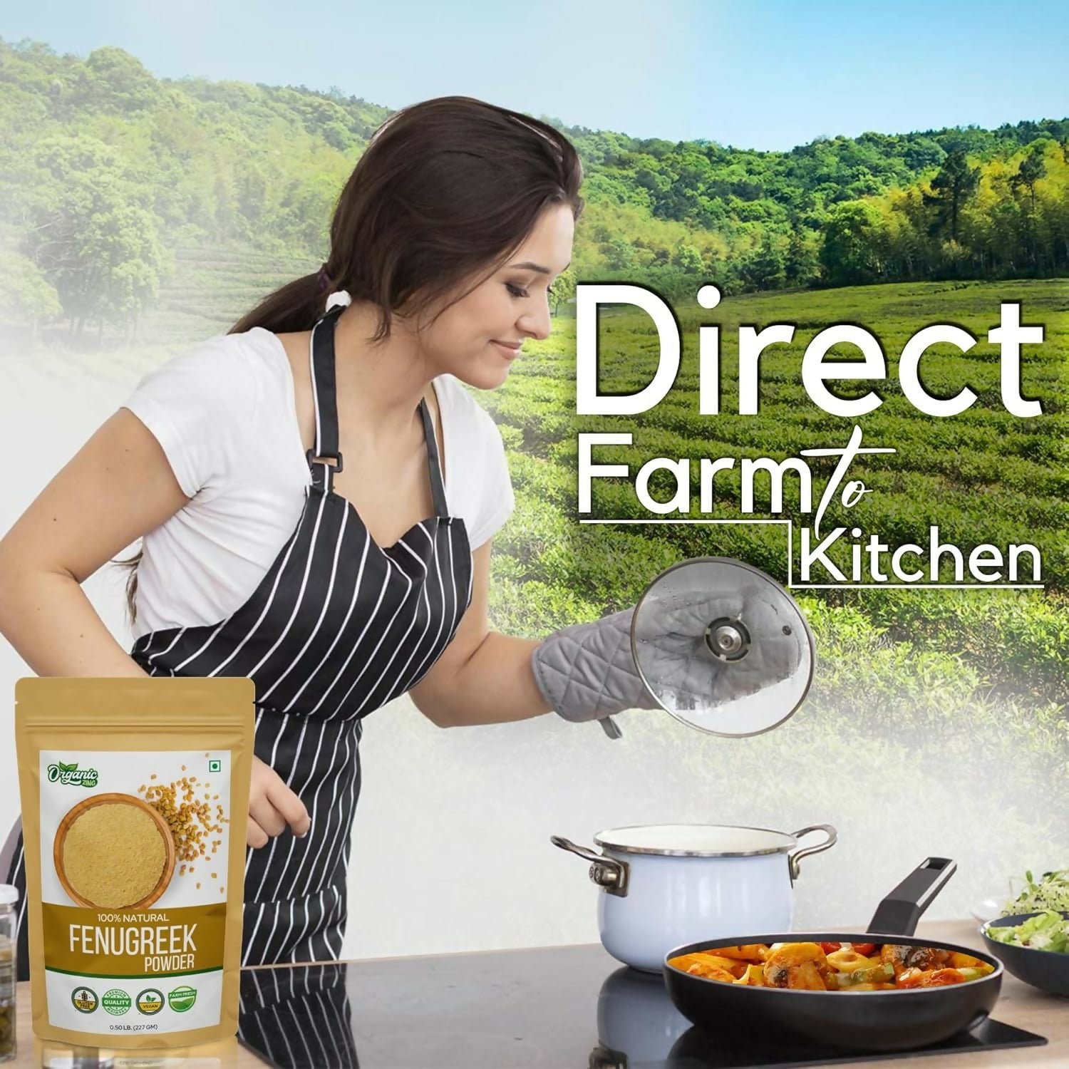 Organic Zing Fenugreek Powder - Distacart