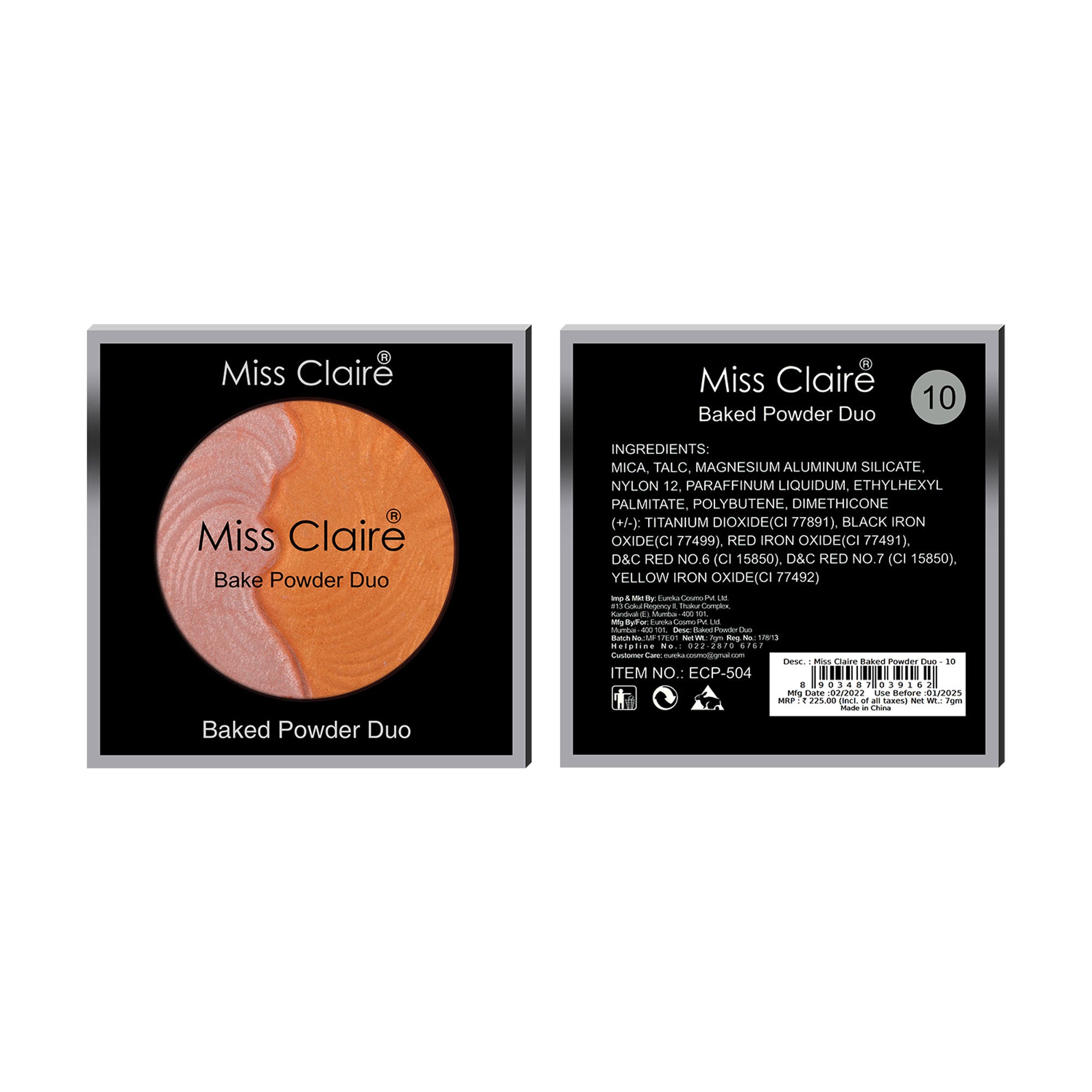Miss Claire Baked Powder Duo - 10