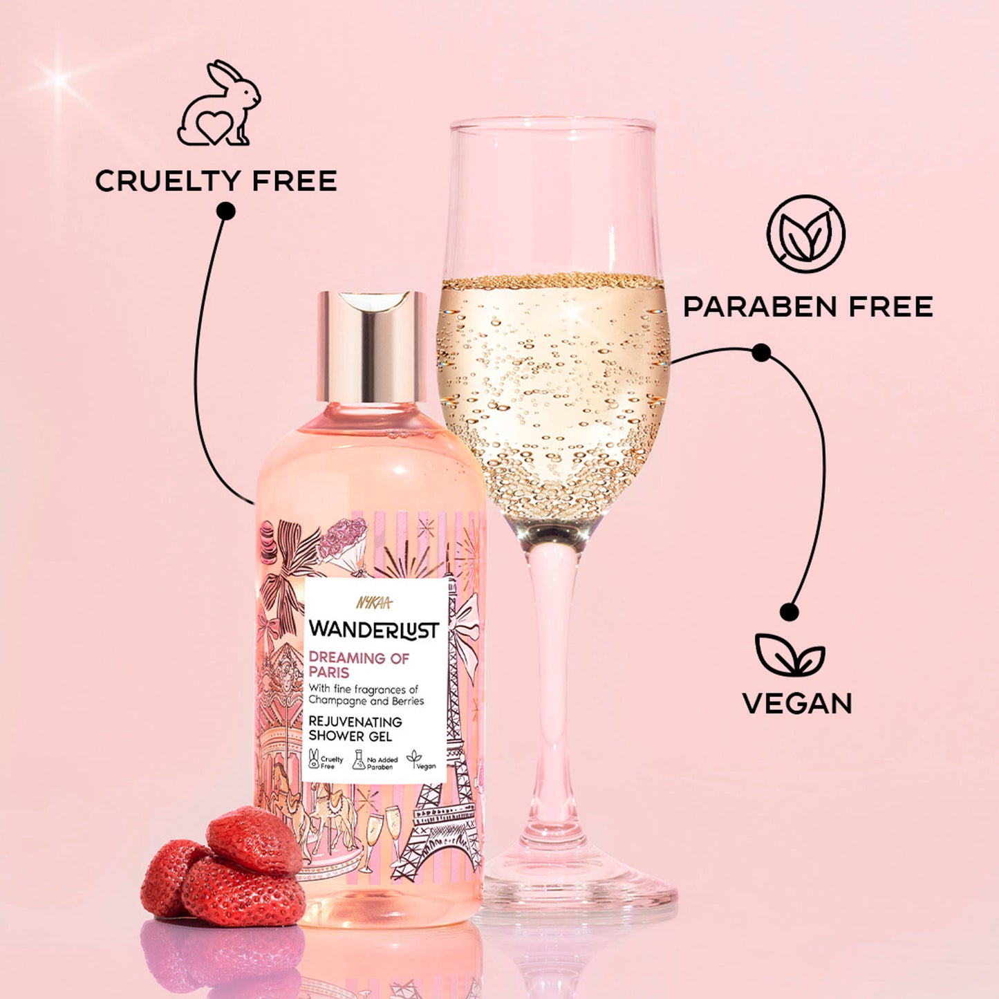 Wanderlust Shower Gels - Dreaming-Of-Paris - Distacart