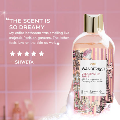 Wanderlust Shower Gels - Dreaming-Of-Paris - Distacart