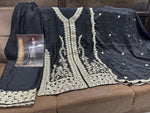 Thumbnail for Anaita Black Heavy Chinon Stitched Salwar Suit With Sequence Embroidery Work - Distacart