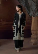 Thumbnail for Anaita Black Heavy Chinon Stitched Salwar Suit With Sequence Embroidery Work - Distacart