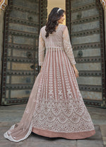 Thumbnail for Monjolika Fashion Embroidered Dusty Net Reception Designer Salwar Suit