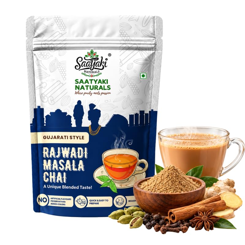 SAATYAKI NATURALS Rajwadi Chai Masala