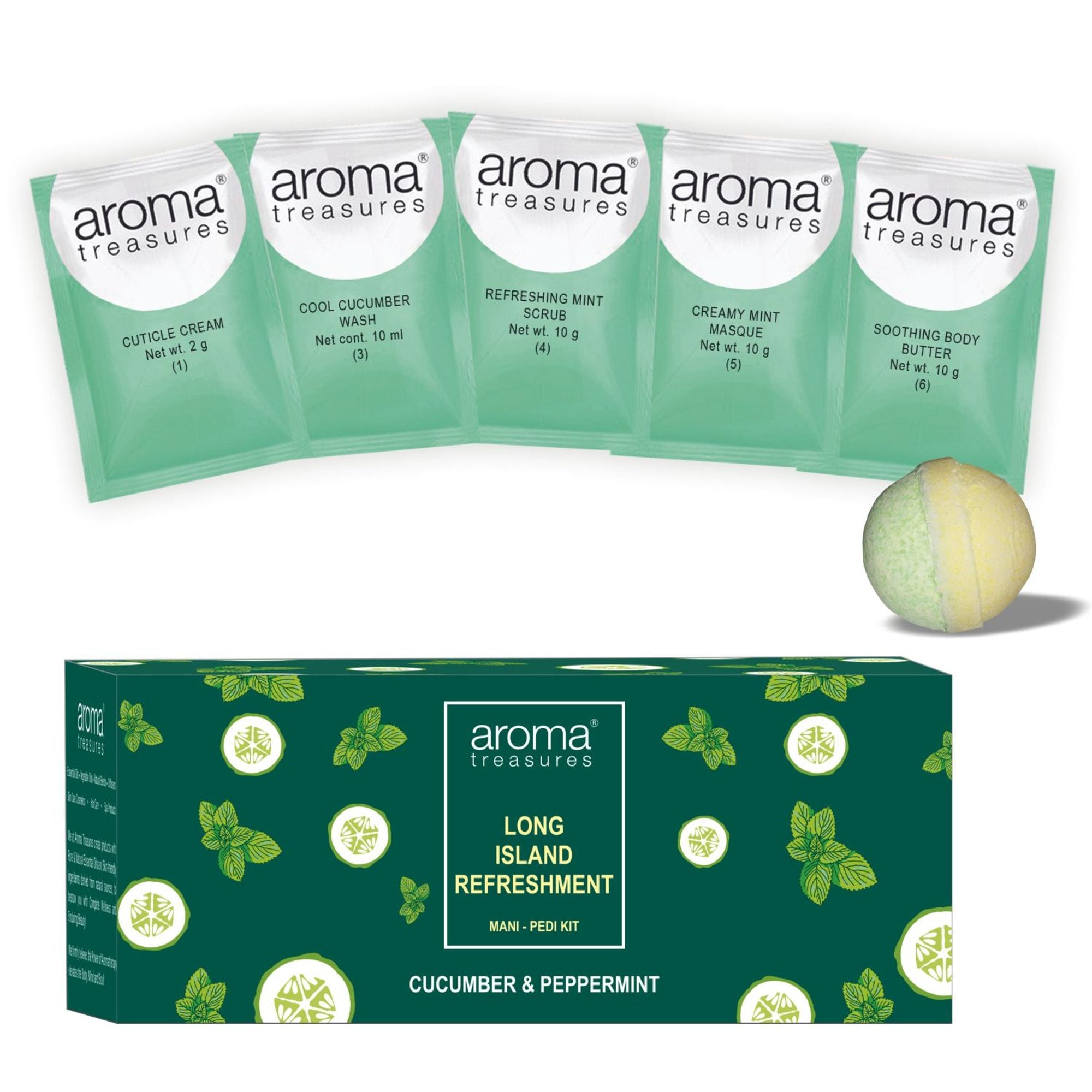 Aroma Treasures Long Island Refreshment Mani-Pedi Kit - Distacart