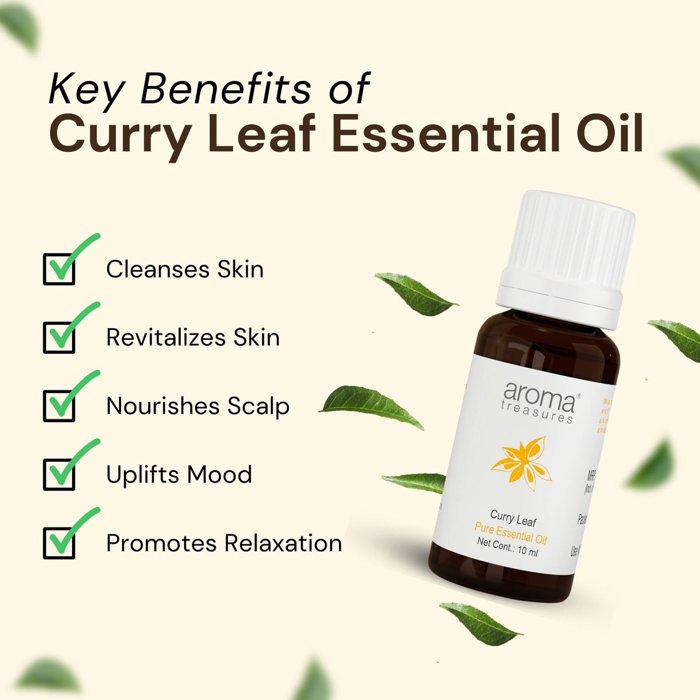 Aroma Treasures Curry Leaf Pure Essential Oil - Distacart