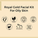 Thumbnail for Aroma Treasures Royal Gold Facial Kit For Oily Skin - Single Time - Distacart