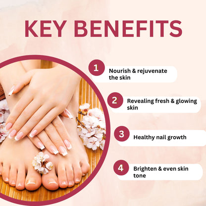 Aroma Treasure Brightening Sheen Mani - Pedi Kit - Single Time - Distacart