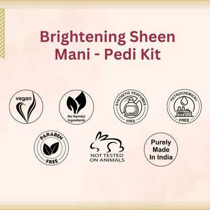 Aroma Treasure Brightening Sheen Mani - Pedi Kit - Single Time - Distacart