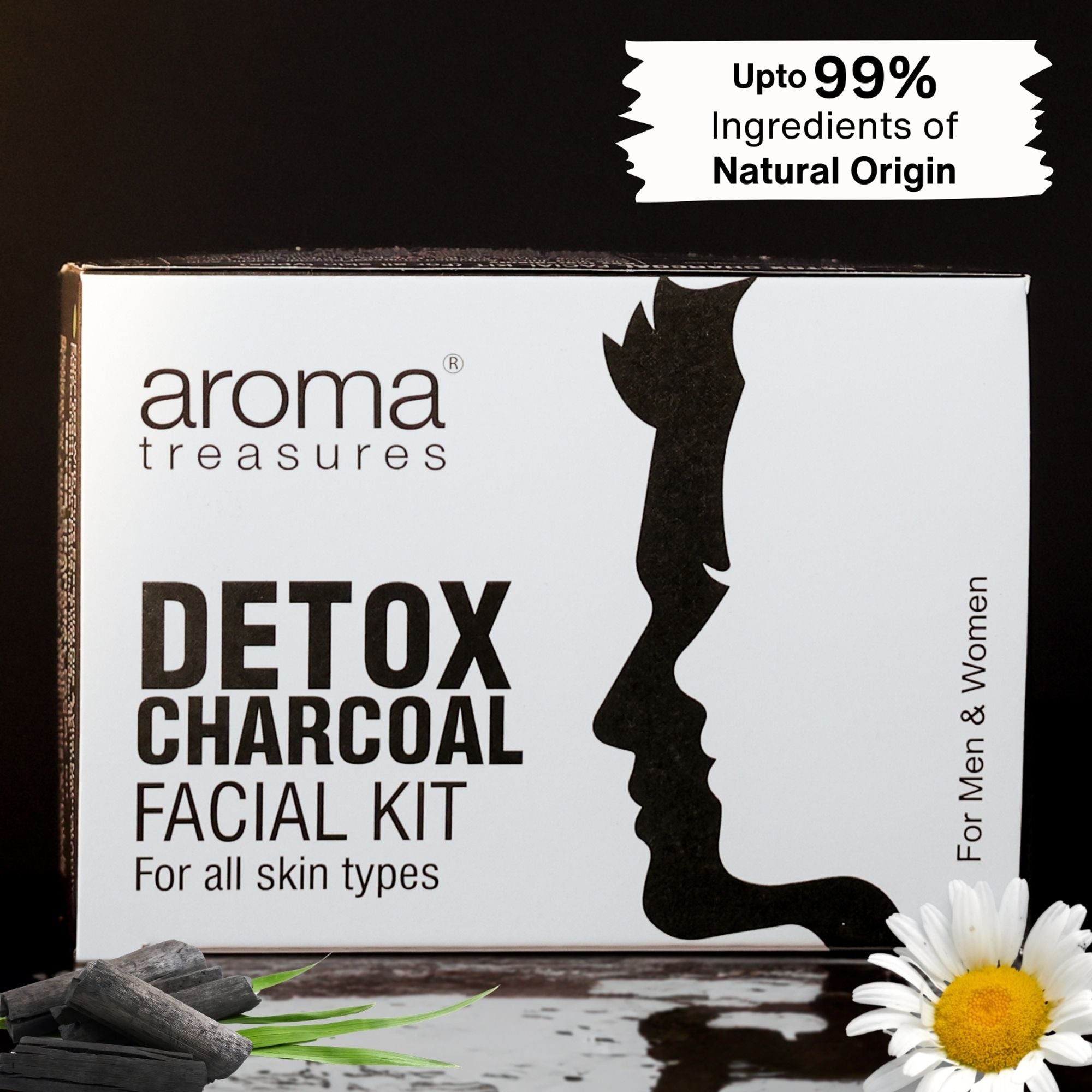 Aroma Treasures Detox Charcoal Facial Kit - Distacart