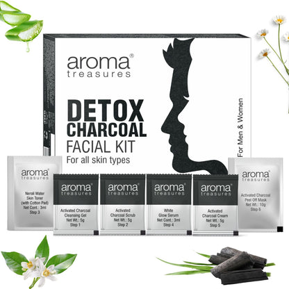 Aroma Treasures Detox Charcoal Facial Kit - Distacart