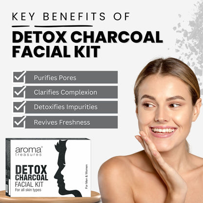 Aroma Treasures Detox Charcoal Facial Kit - Distacart