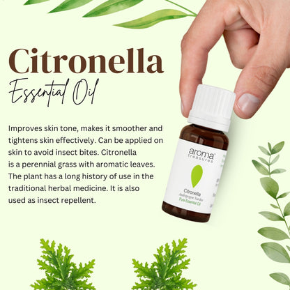 Aroma Treasures Citronella Pure Essential Oil - Distacart