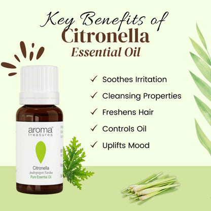 Aroma Treasures Citronella Pure Essential Oil - Distacart