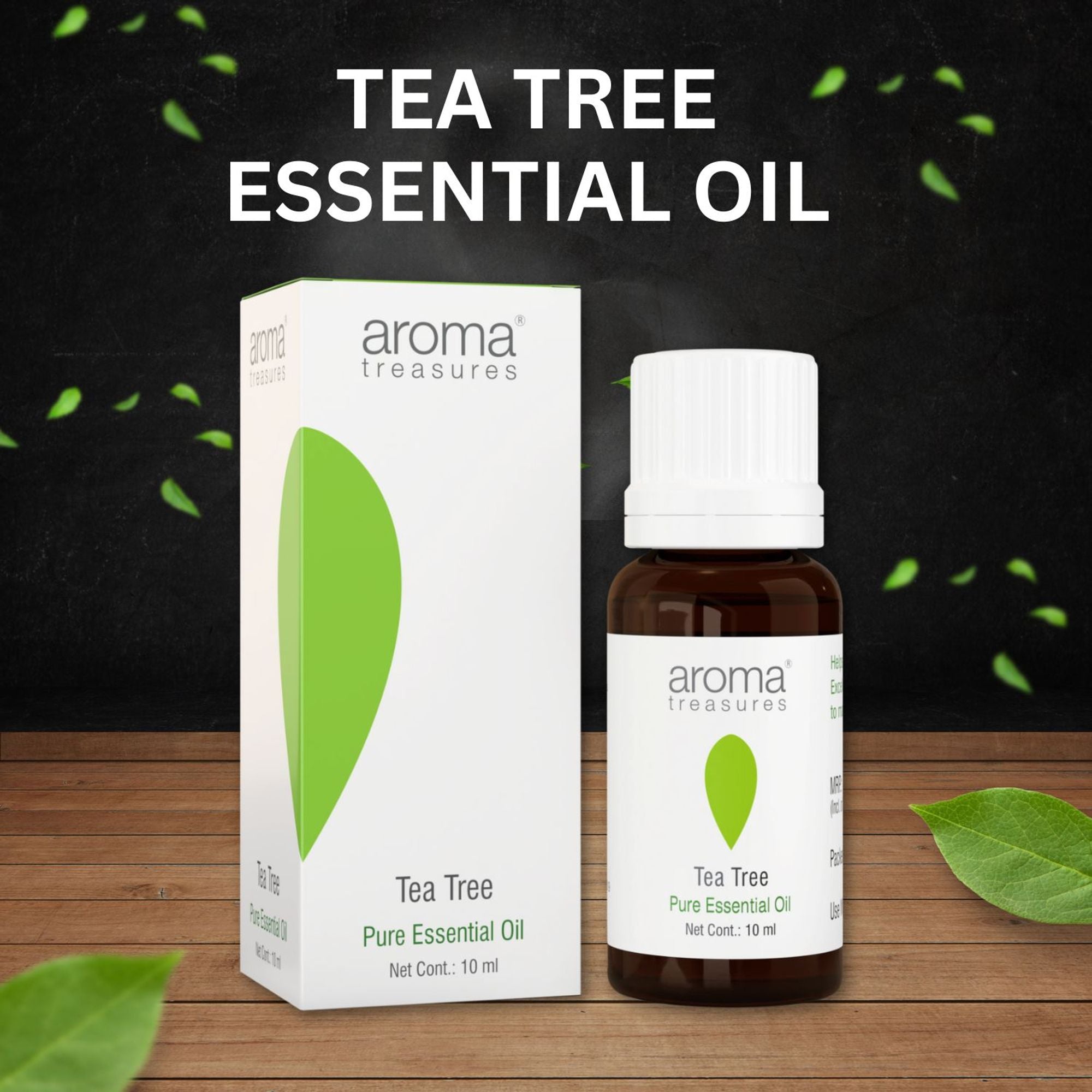 Aroma Treasures Tea Tree Pure Essential Oil - Distacart