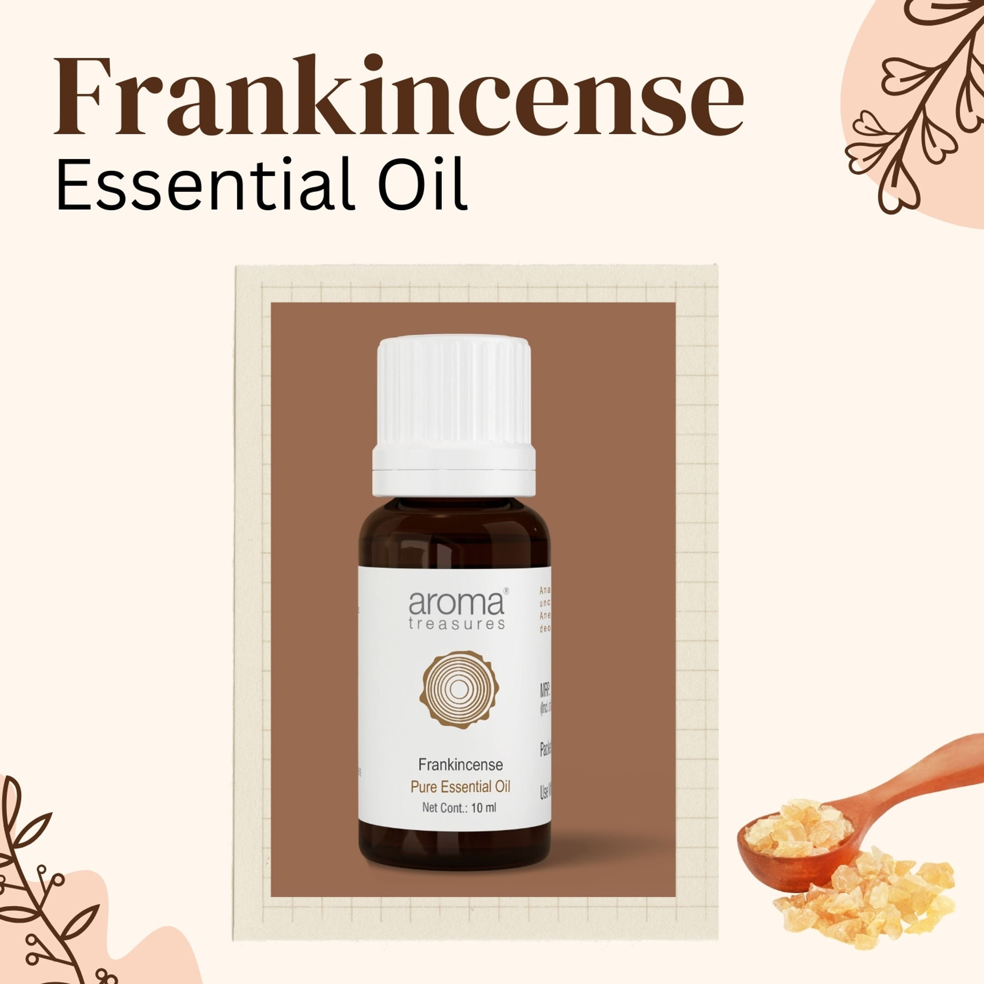 Aroma Treasures Frankincense Pure Essential Oil - Distacart