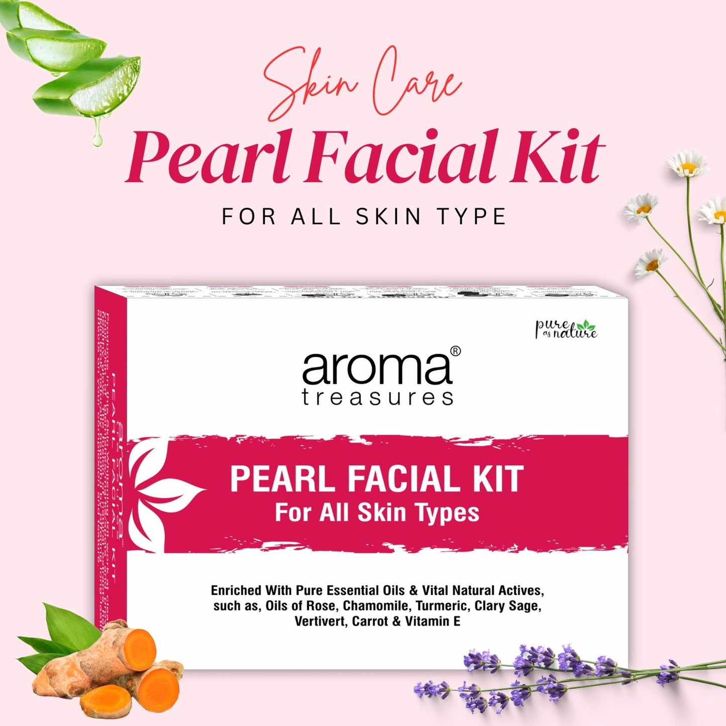 Aroma Treasures Pearl Facial Kit - Distacart