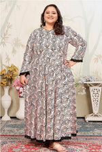 Thumbnail for Monjolika Fashion Beige Ceremonial Rayon Designer Kurti