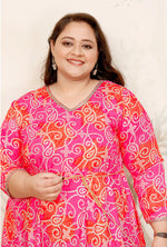 Thumbnail for Monjolika Fashion Pink Ceremonial Rayon Designer Kurti