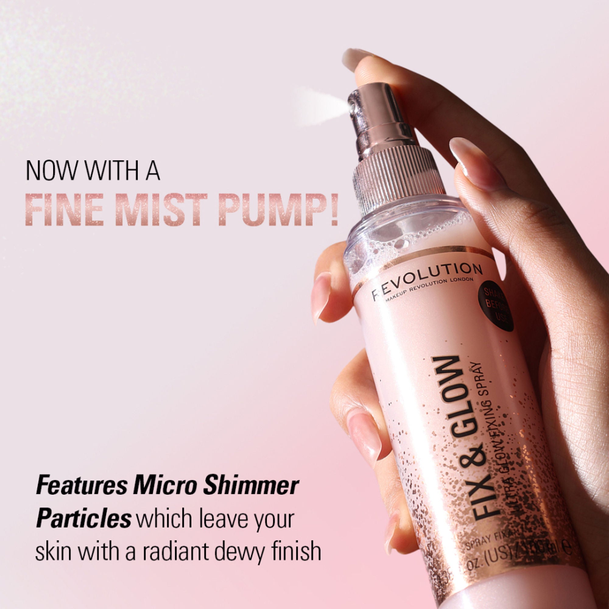 Makeup Revolution Fix & Glow Fixing Spray - Distacart