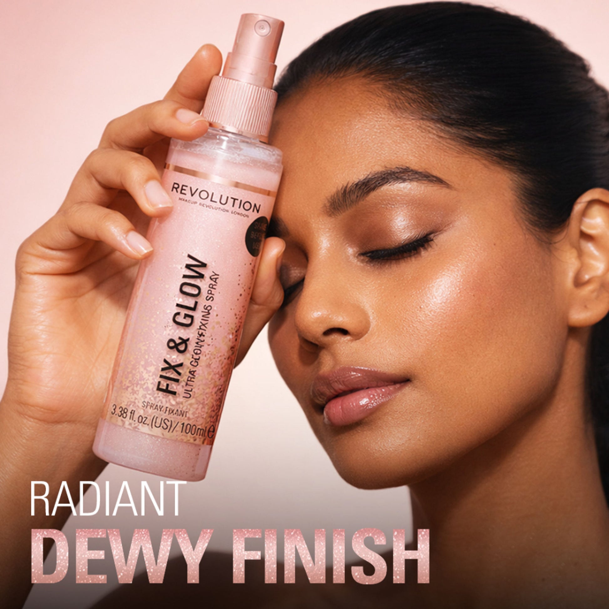 Makeup Revolution Fix & Glow Fixing Spray - Distacart
