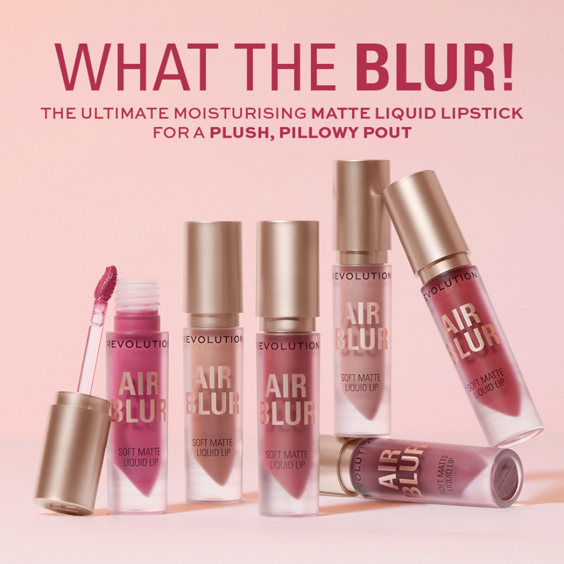 Makeup Revolution Air Blur Matte Liquid Lipstick - Chauffeur - Distacart