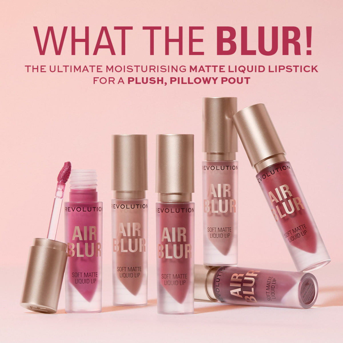 Makeup Revolution Air Blur Matte Liquid Lipstick - Rosewood - Distacart