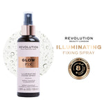 Thumbnail for Makeup Revolution Glow fix Illuminating Fixing Spray