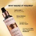 Thumbnail for Makeup Revolution Glow fix Illuminating Fixing Spray - Distacart