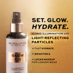 Thumbnail for Makeup Revolution Glow fix Illuminating Fixing Spray - Distacart
