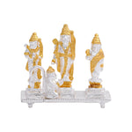Thumbnail for Estele Gold-Polished Spiritual Ram Darbar|God Ram,Laxman,Sita & Hanuman Idol for Home/Car Décor - Distacart