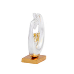 Thumbnail for Estele Gold-Polished Spiritual 786 Chand Taara Idol for Home Decorative/ Car Dashboard