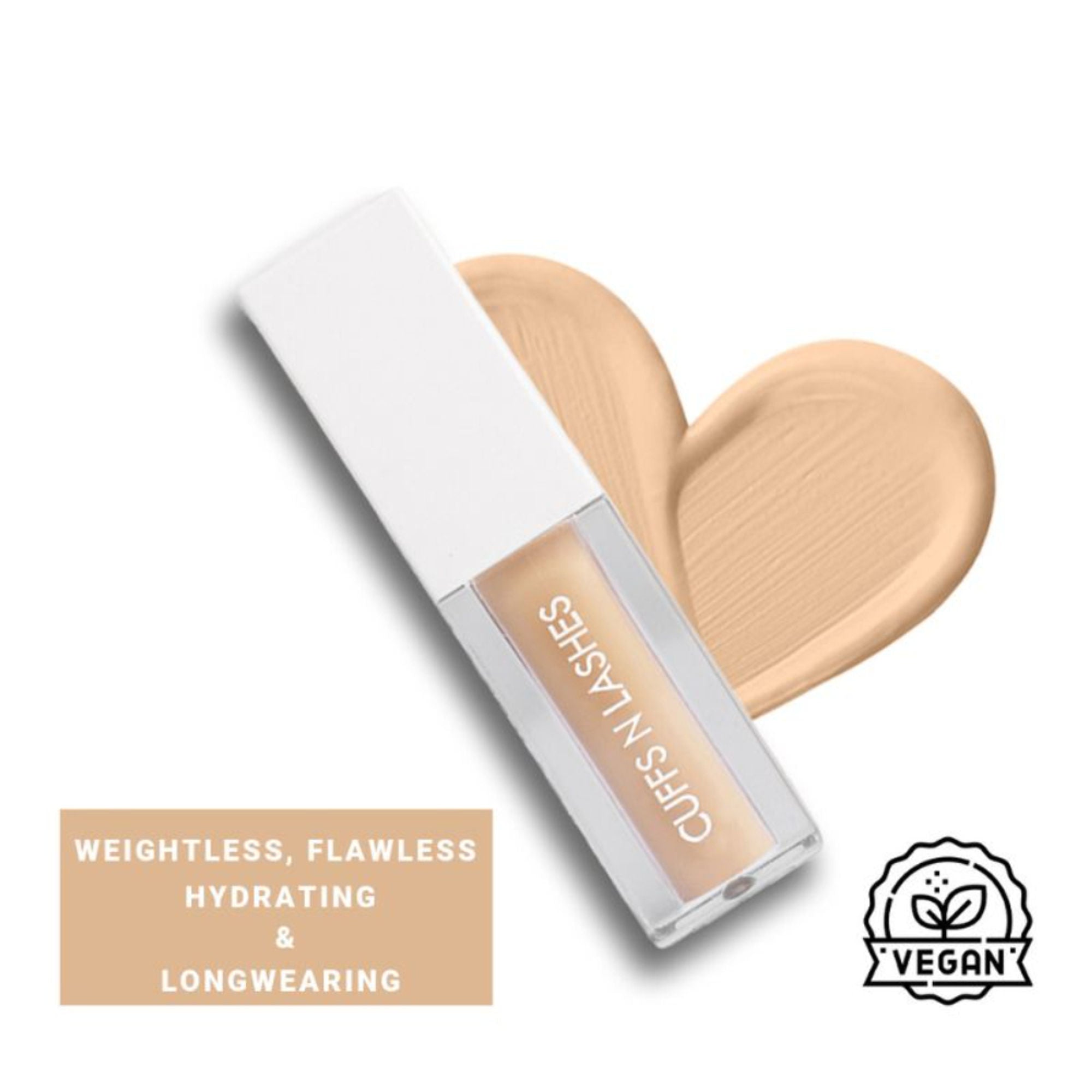 CUFFS N LASHES Cover It All Liquid Concealer - 08 Chai