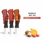 Thumbnail for CUFFS N LASHES Doodle Lipstick Set - Set 04