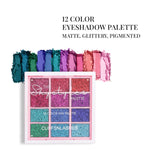 Thumbnail for CUFFS N LASHES X The Shystyles Palette 12 Color Mini Palette - Glitter Heart 2