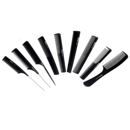 Bronson Professional 9 Pcs Hair Combs Set - Dista