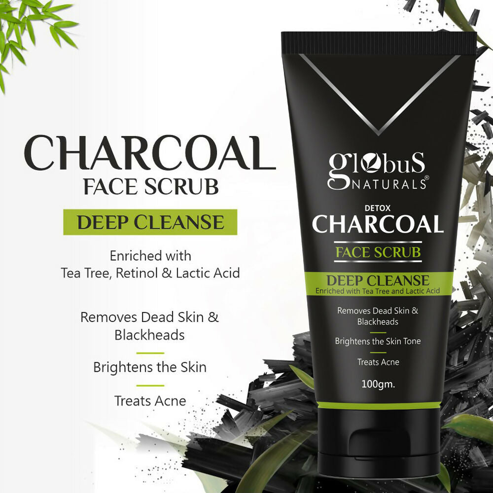 Globus Naturals Charcoal Scrub - Distacart
