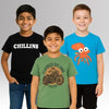 Chilins Round Neck Printed Super Combed Cotton T-shirt (Pack of 3) - Distacart