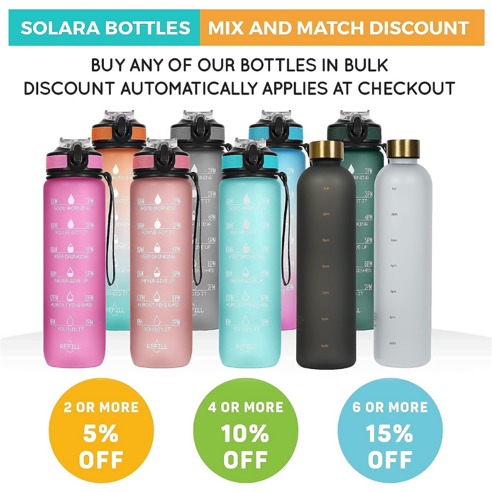 SOLARA Unbreakable Water Bottle - Hunter Green - Dista