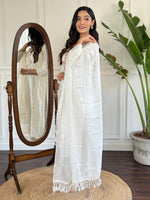 Thumbnail for The52 Women's Viscose Thread work Straight Kurta with Pant and Dupatta Set