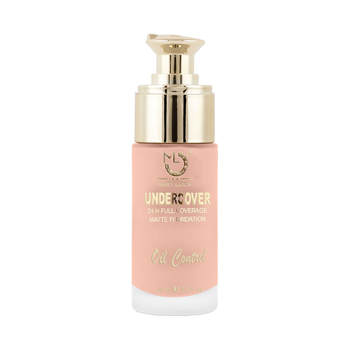Matt Look Undercover 24Hr Full Coverage & Oil Control Matte Foundation - Beige - Distacart