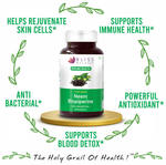Thumbnail for bliss welness immune health neem biopiperine veg tablet